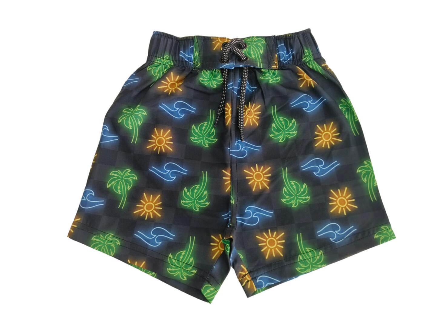 Kids Swim Board Shorts - Fun in the Sun