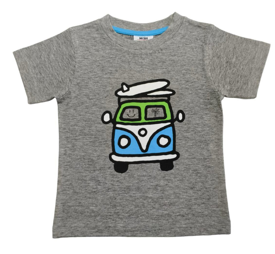 Kids Short Sleeve Tee - Surfer Van