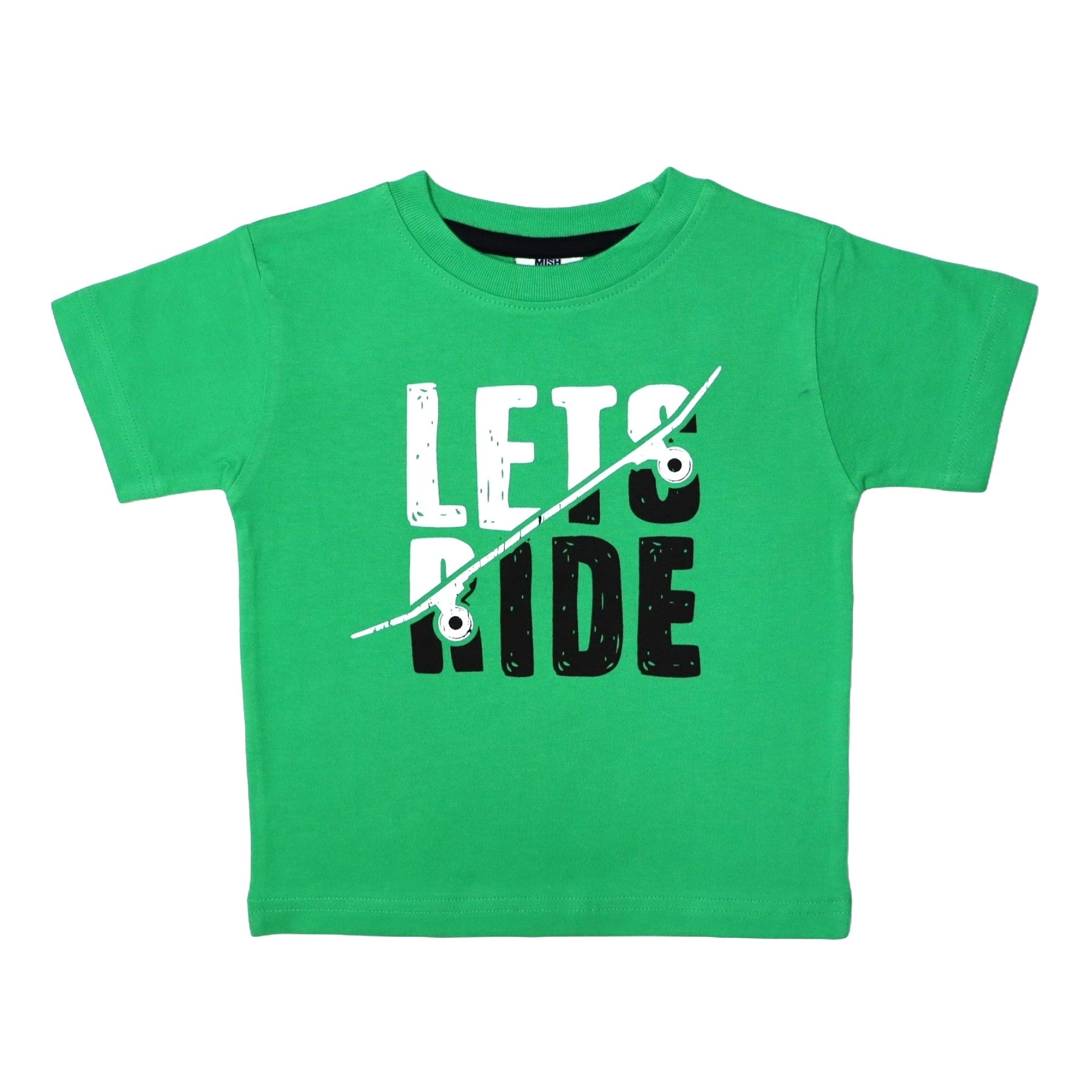 Kids Short Sleeve Enzyme Tee - Let’s Ride