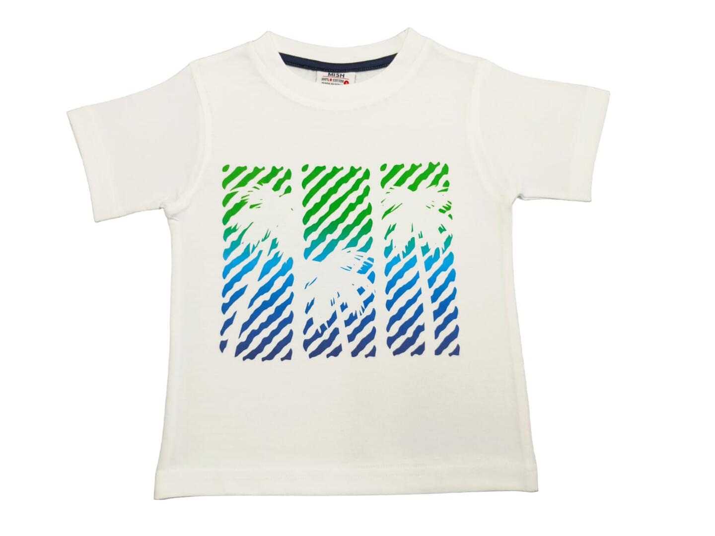 Kids Short Sleeve Tee - Tropical Palms