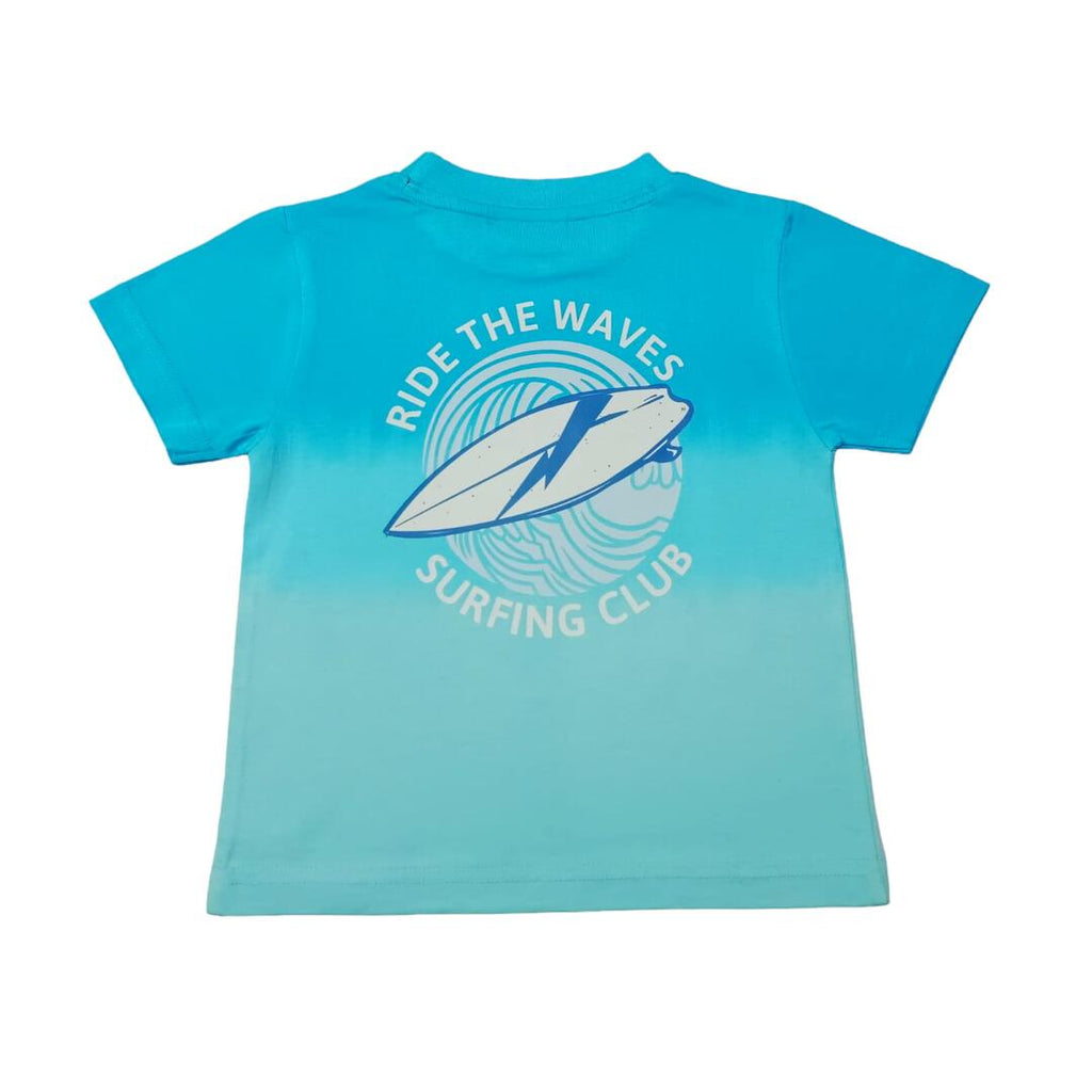 Kids Short Sleeve Dip Dye Tee - Surf Club