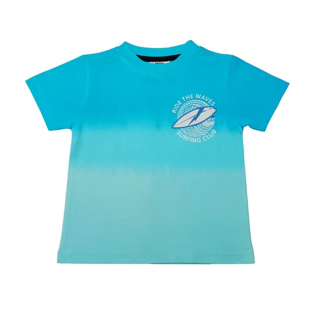 Kids Short Sleeve Dip Dye Tee - Surf Club