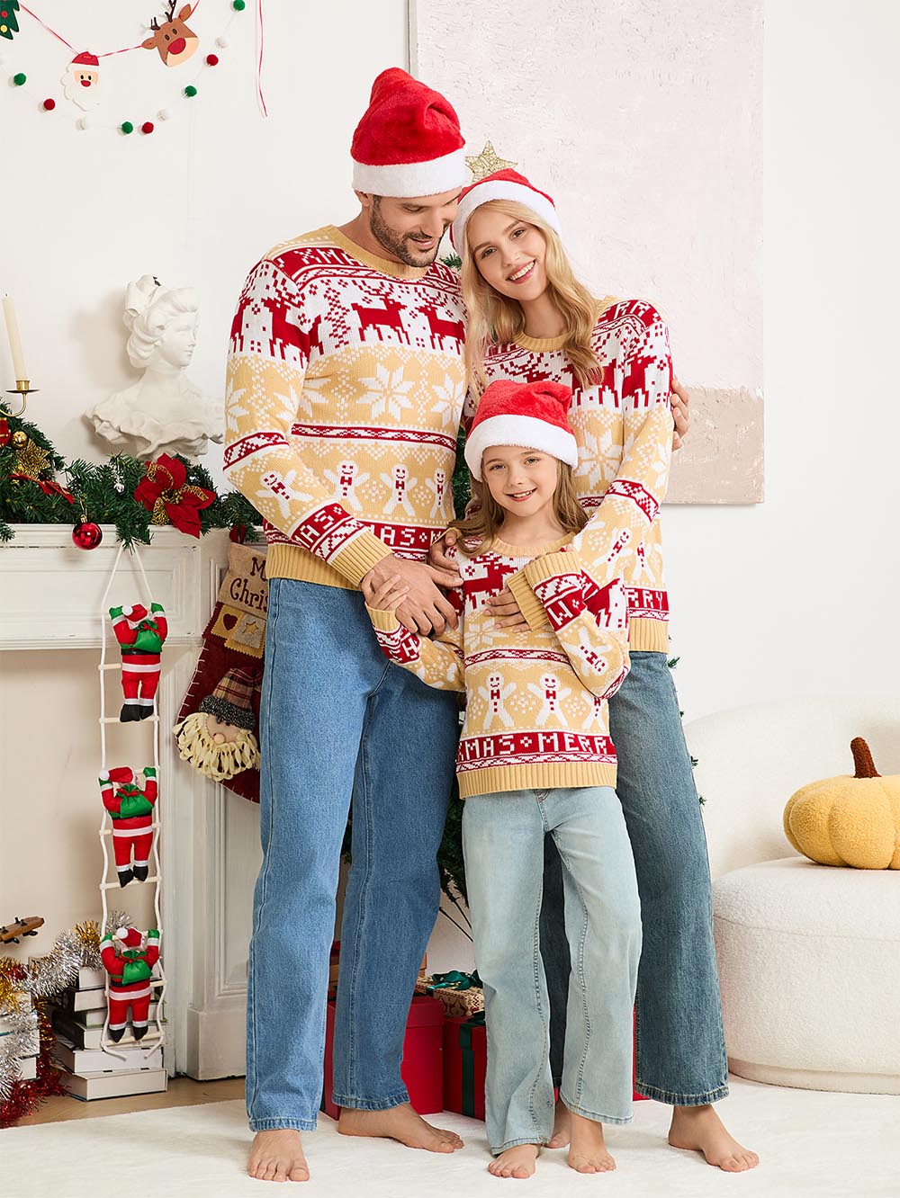 Christmas Reindeer Fair Isle Sweater | NCS