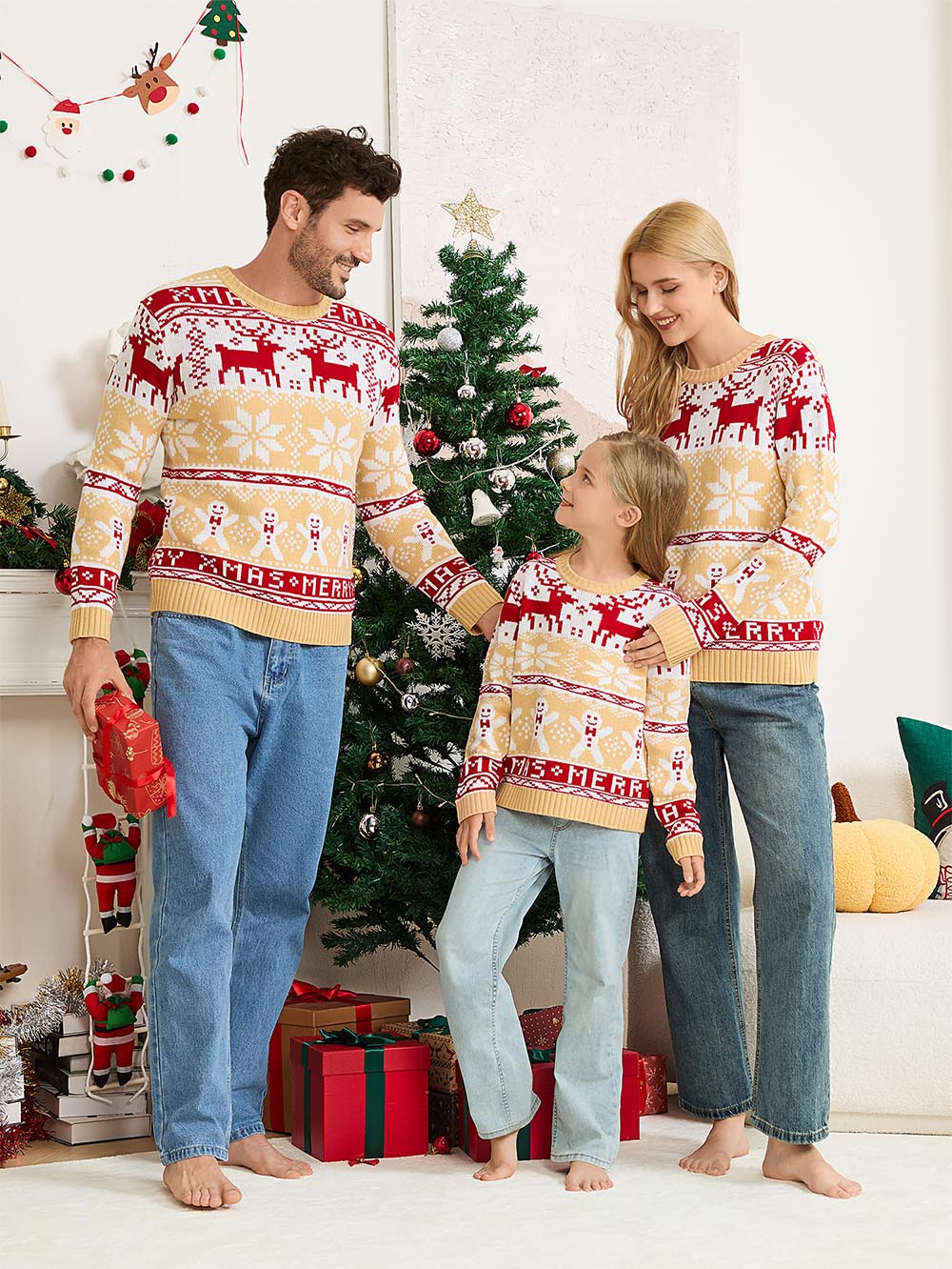 Christmas Reindeer Fair Isle Sweater | NCS