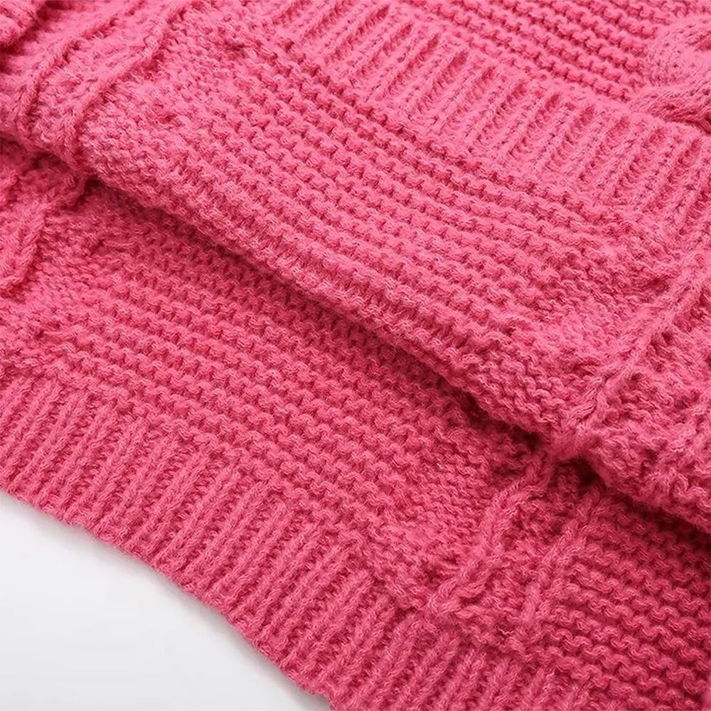 Cozy Bell Sleeve Cable Knit Sweater | NCS