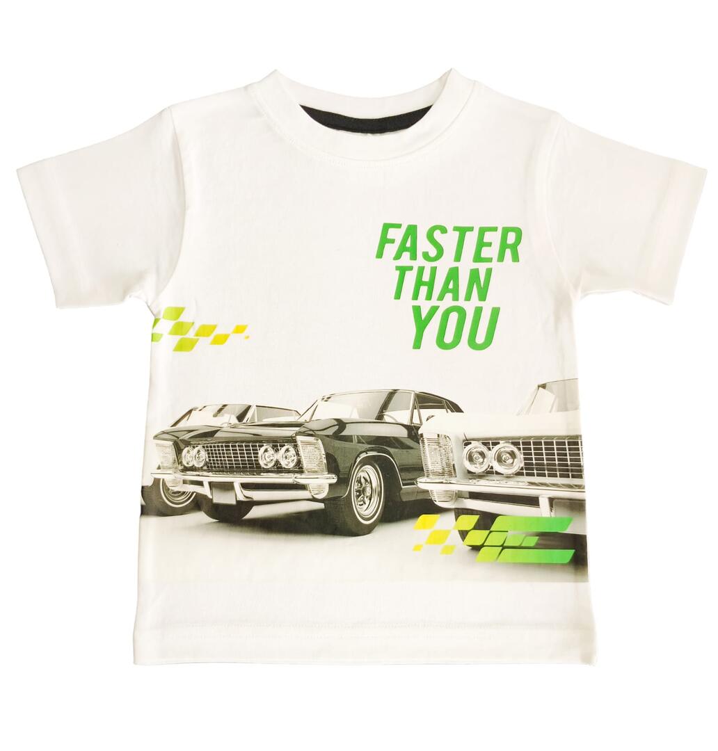 Kids Short Sleeve Tee - Cars Faster Than You