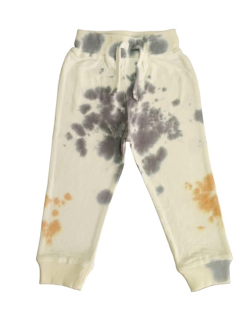 Kids Tie Dye Jogger Pants - Coal/Stone