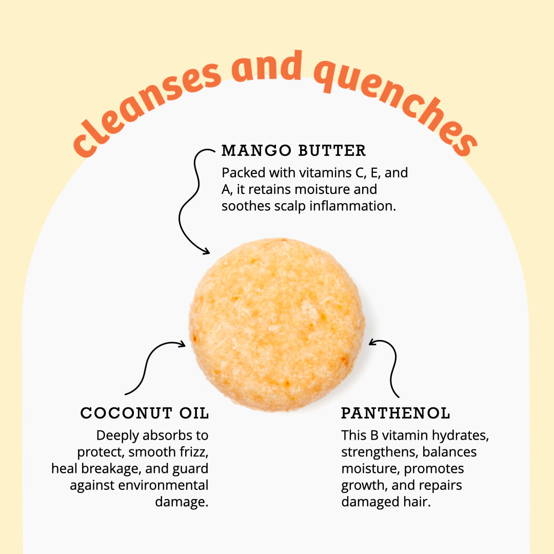 Mighty Mango Moisturizing Shampoo Bar