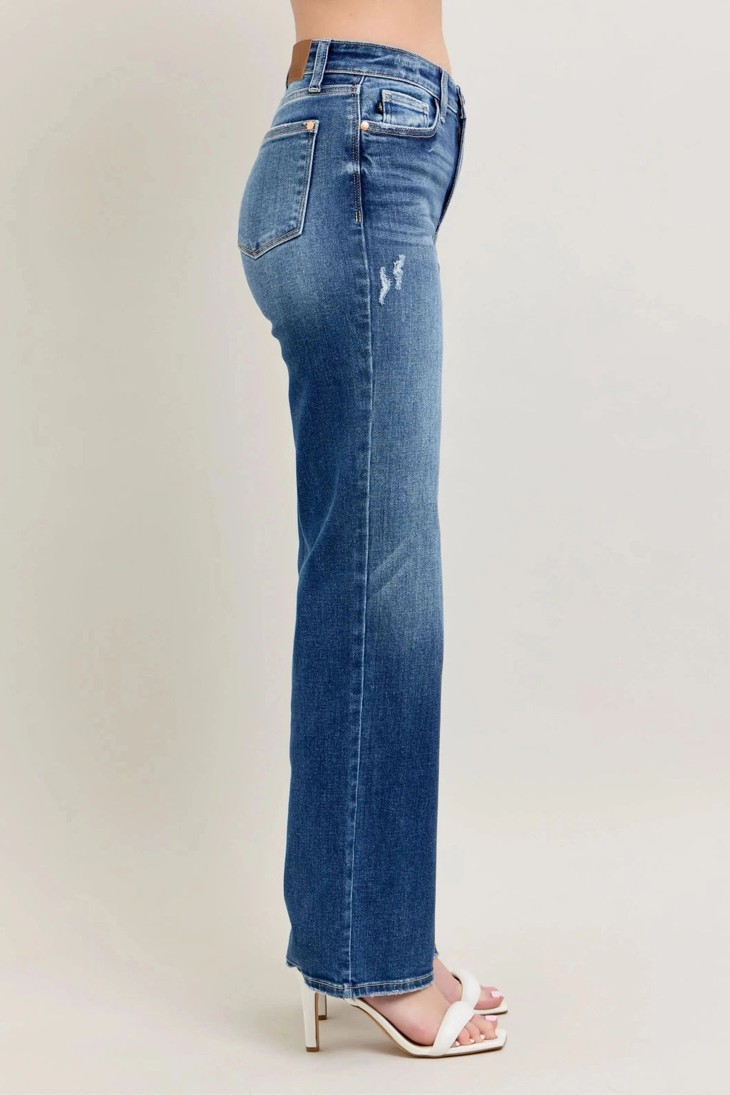 Judy Blue Full Size High Waist 90's Straight Leg Jeans