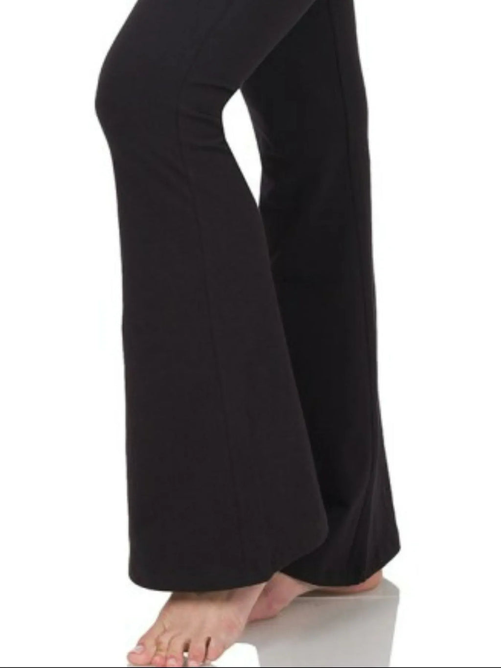 Wide Waistband Yoga Flare Pants