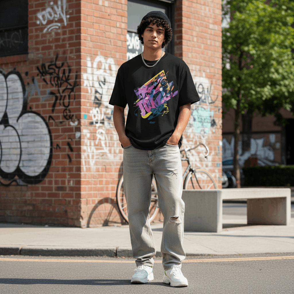 PRETTYJUNKIE Heavy Cotton Loose Tee