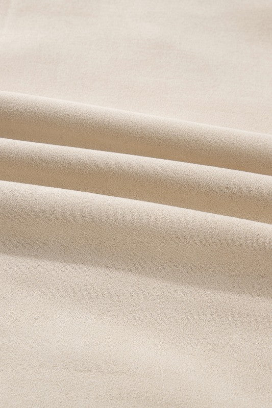 Western Suede Sherpa Lined Jacket