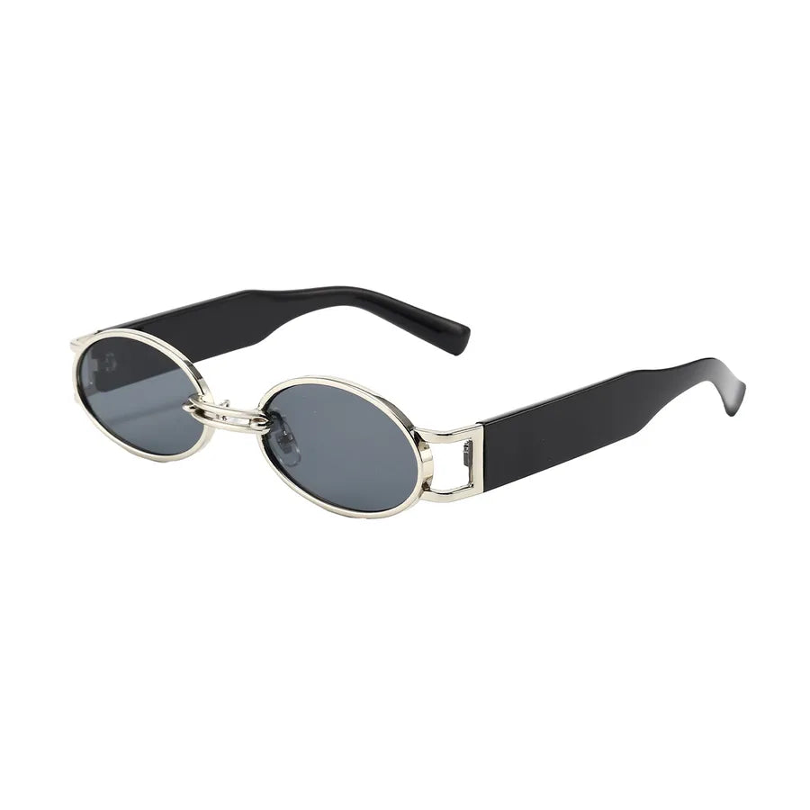 Retro Oval Frame Sunglasses